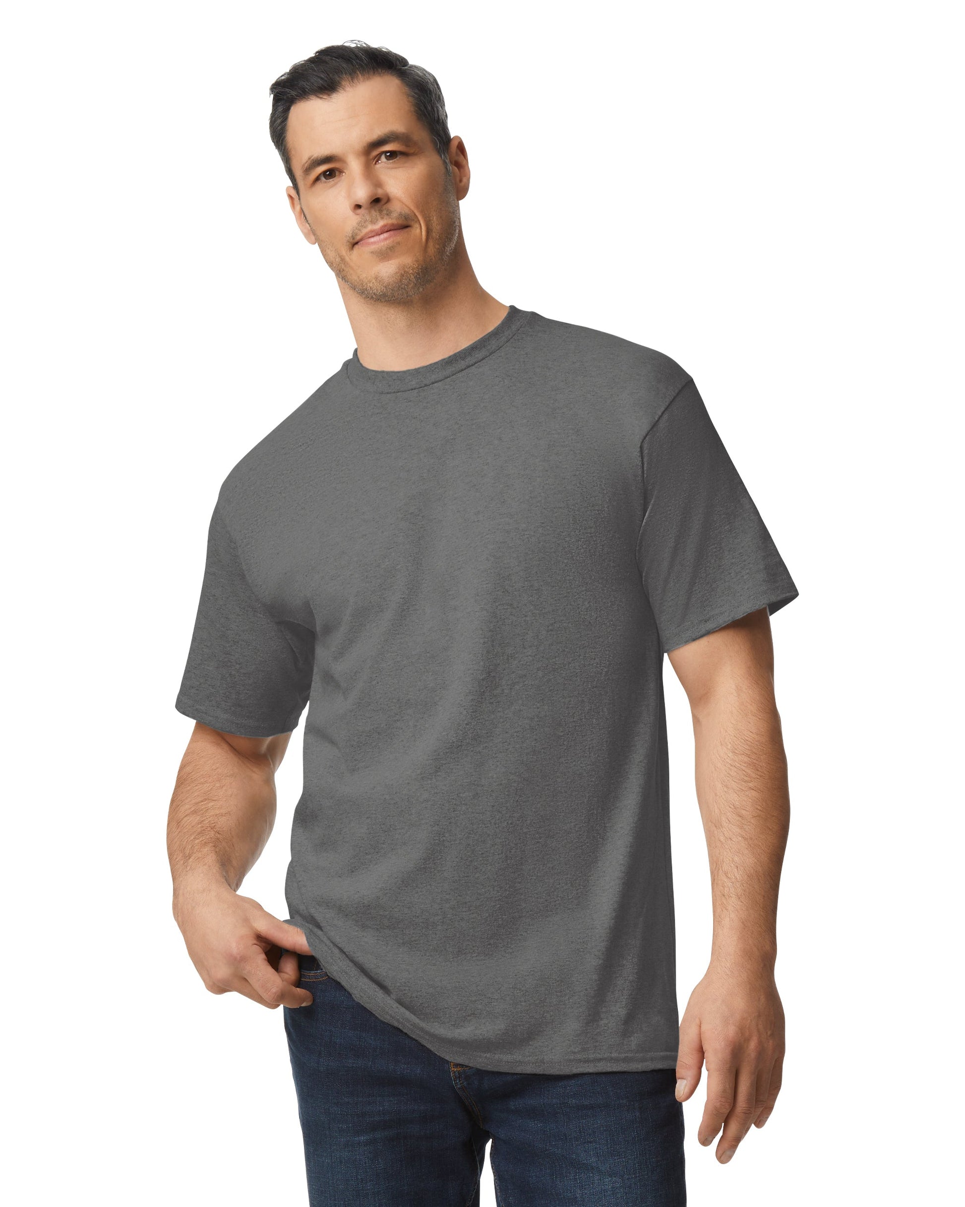 Tall 2X Charcoal Gildan 2000T 