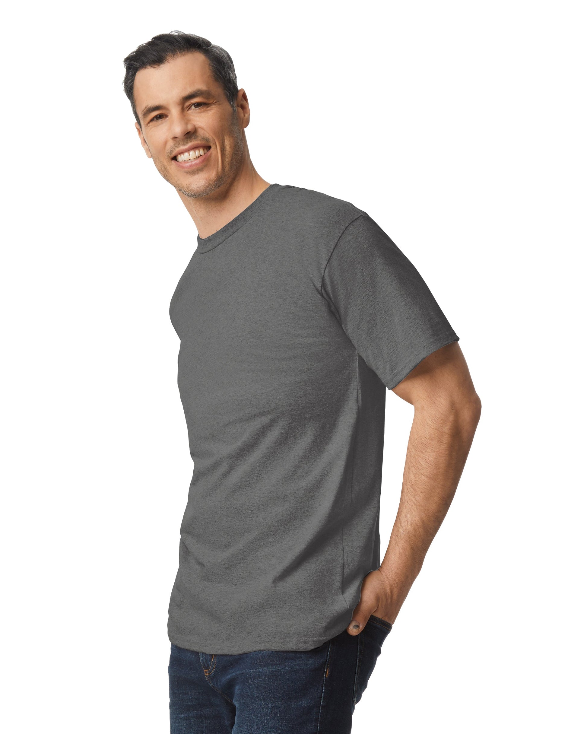 Tall 2X Charcoal Gildan 2000T 