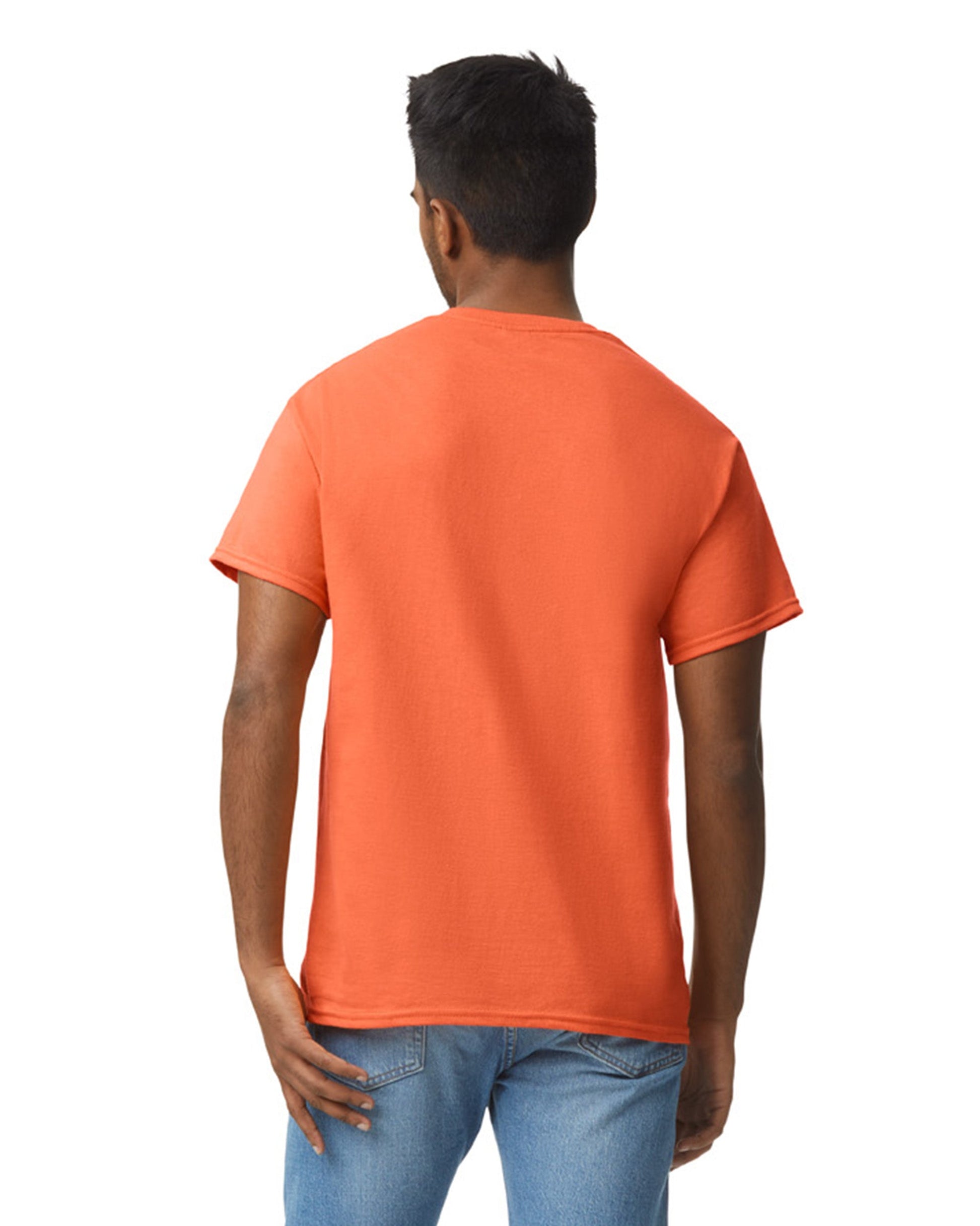 Large Orange Gildan 2000 
