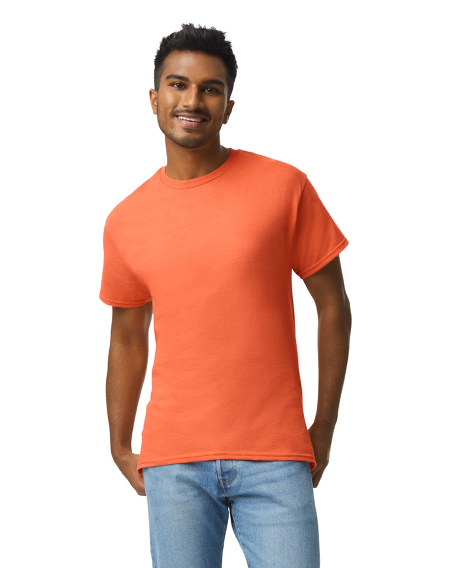 Large Orange Gildan 2000 