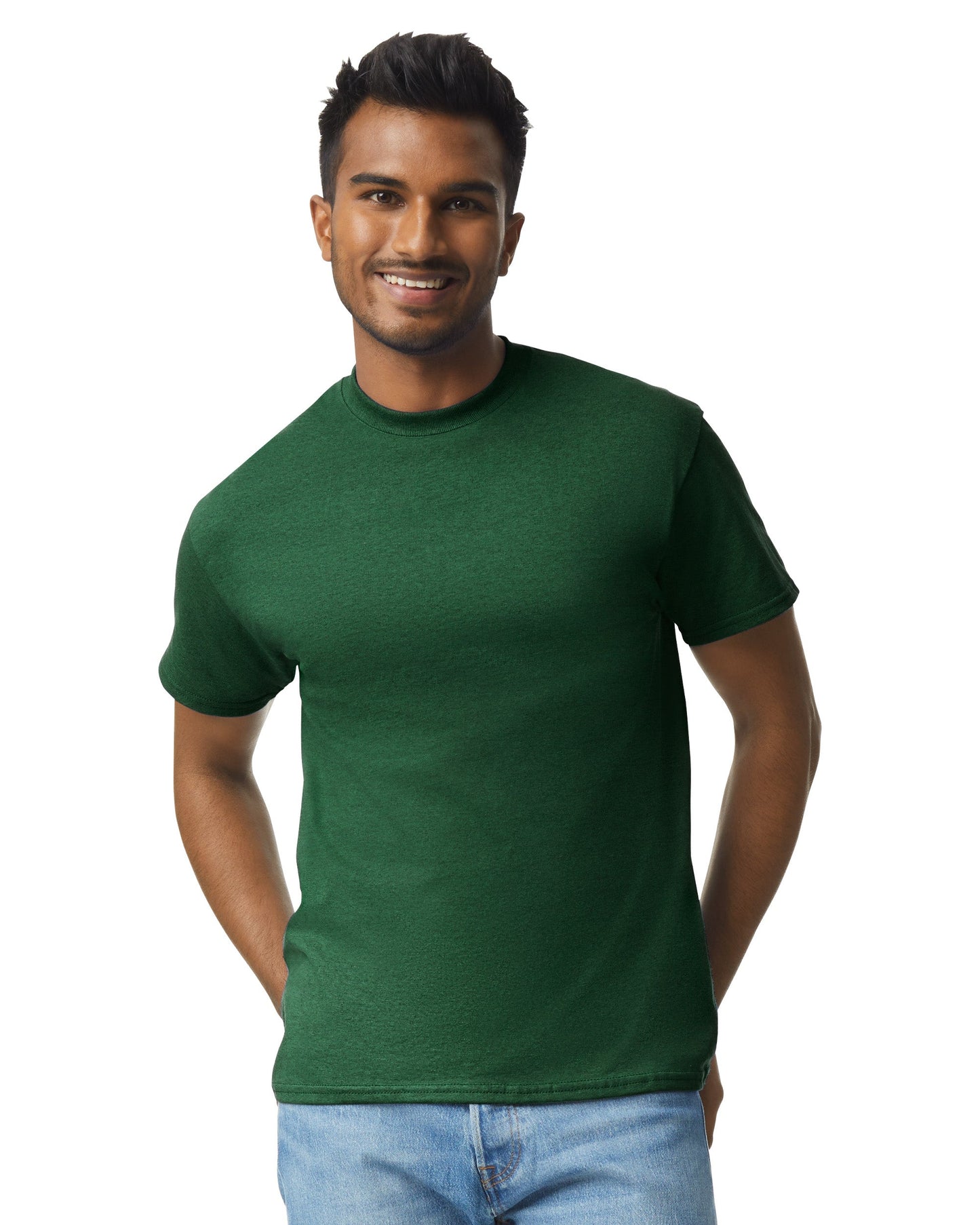 Medium Forest Green Gildan 2000 