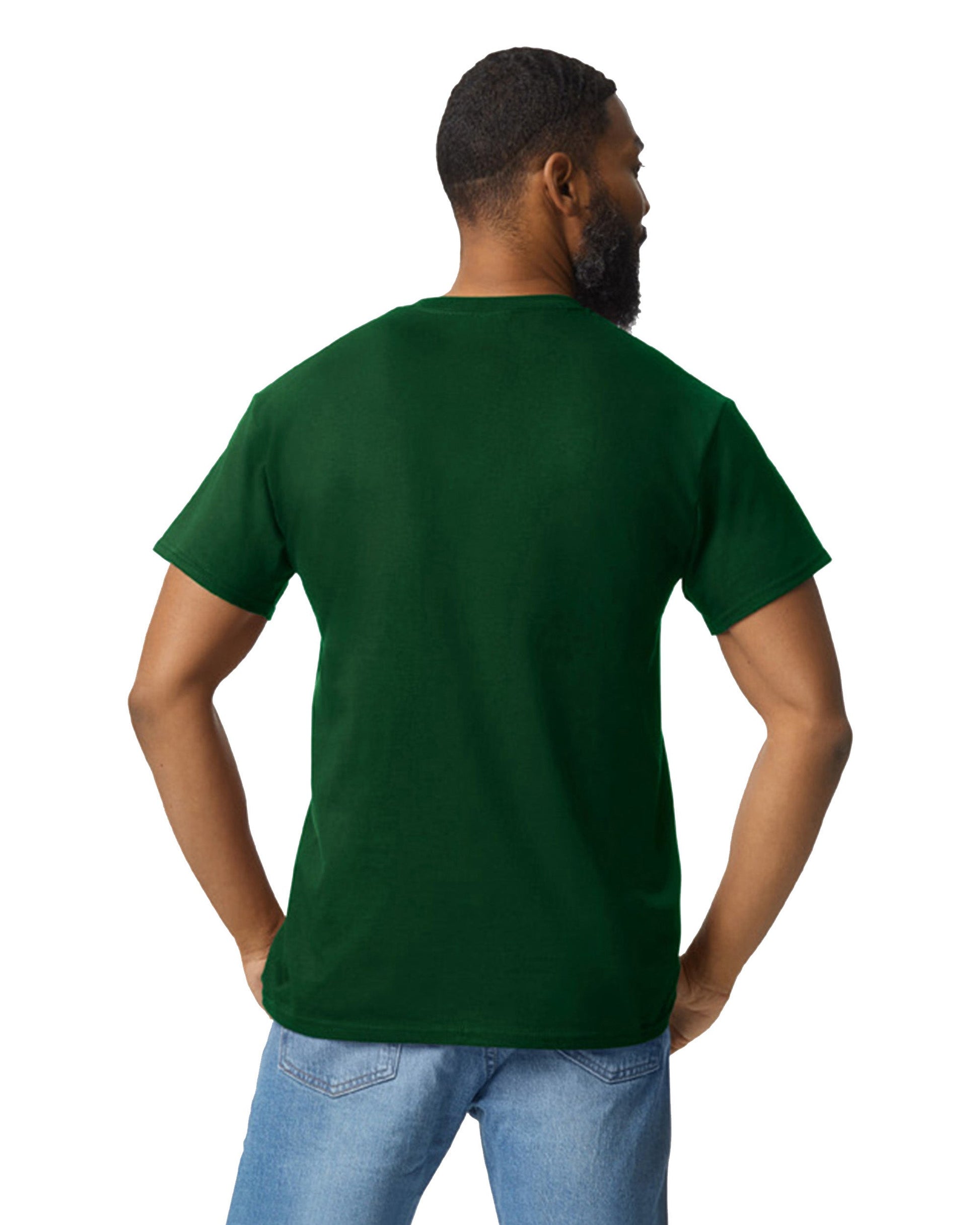 Small Forest Green Gildan 2300 