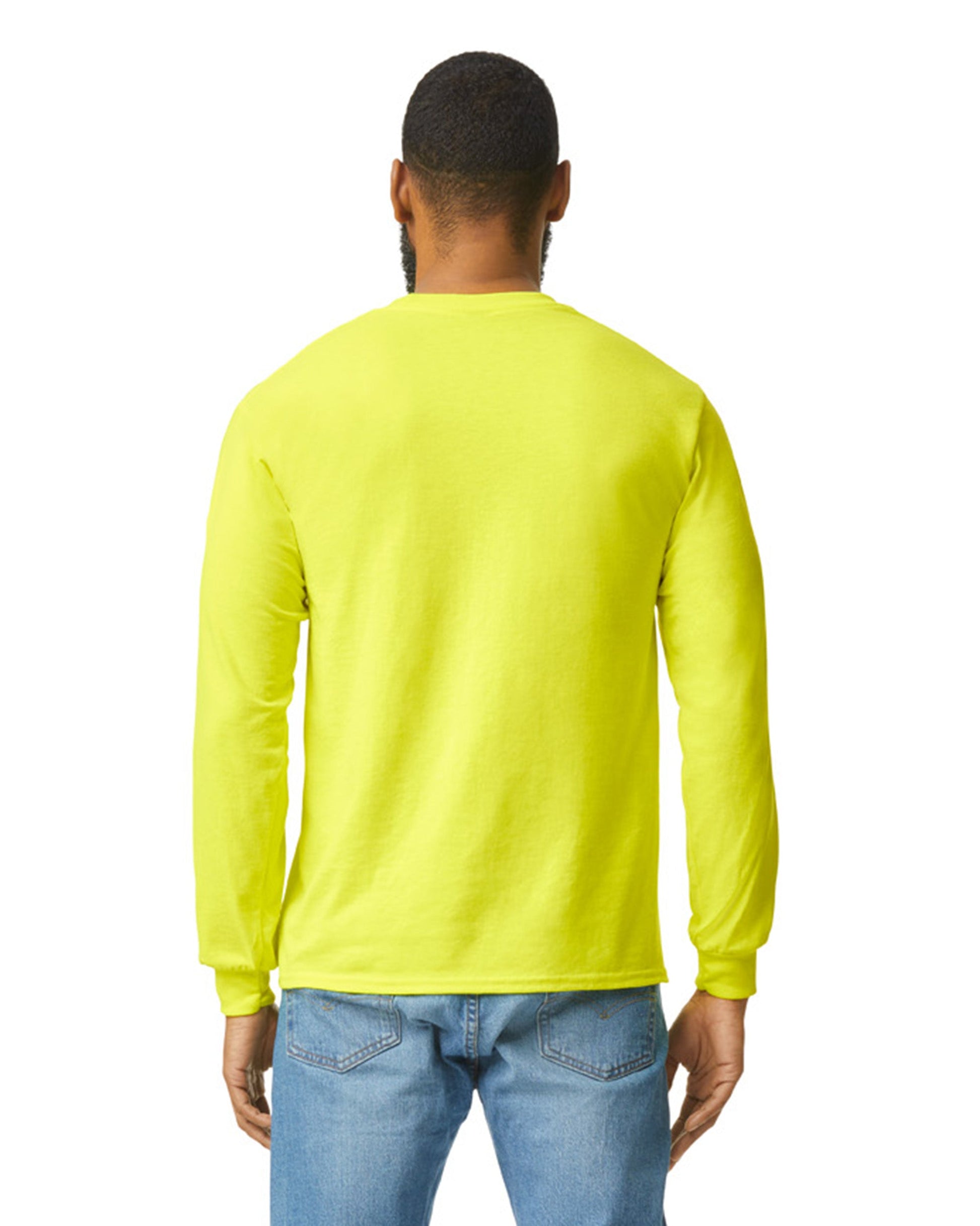Medium Safety Green Gildan 2410 