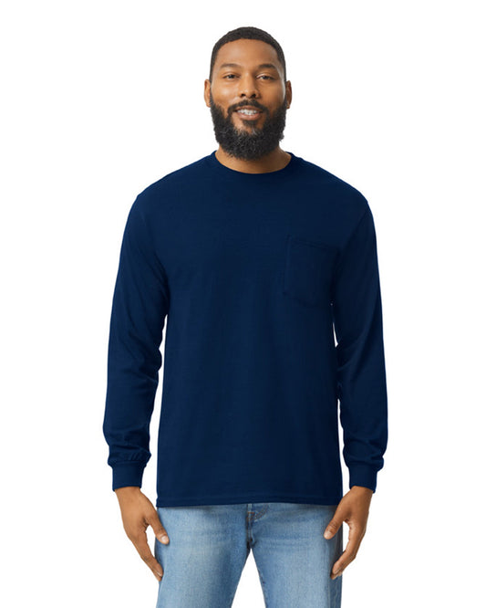 Large Navy Gildan 2410 