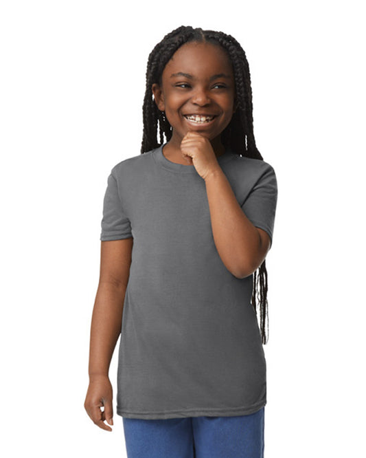 Youth Medium Charcoal Gildan 42000B 