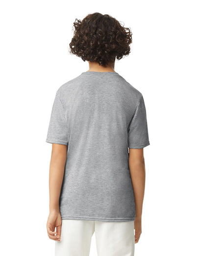 Youth Medium Sport Gray Gildan 42000B 