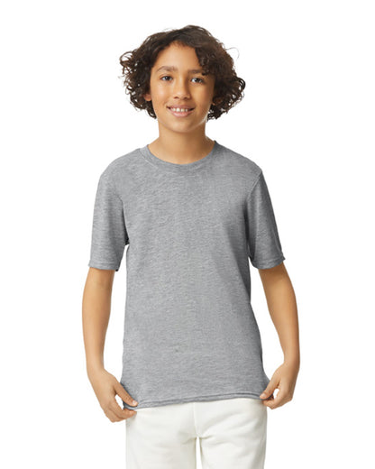 Youth Medium Sport Gray Gildan 42000B 