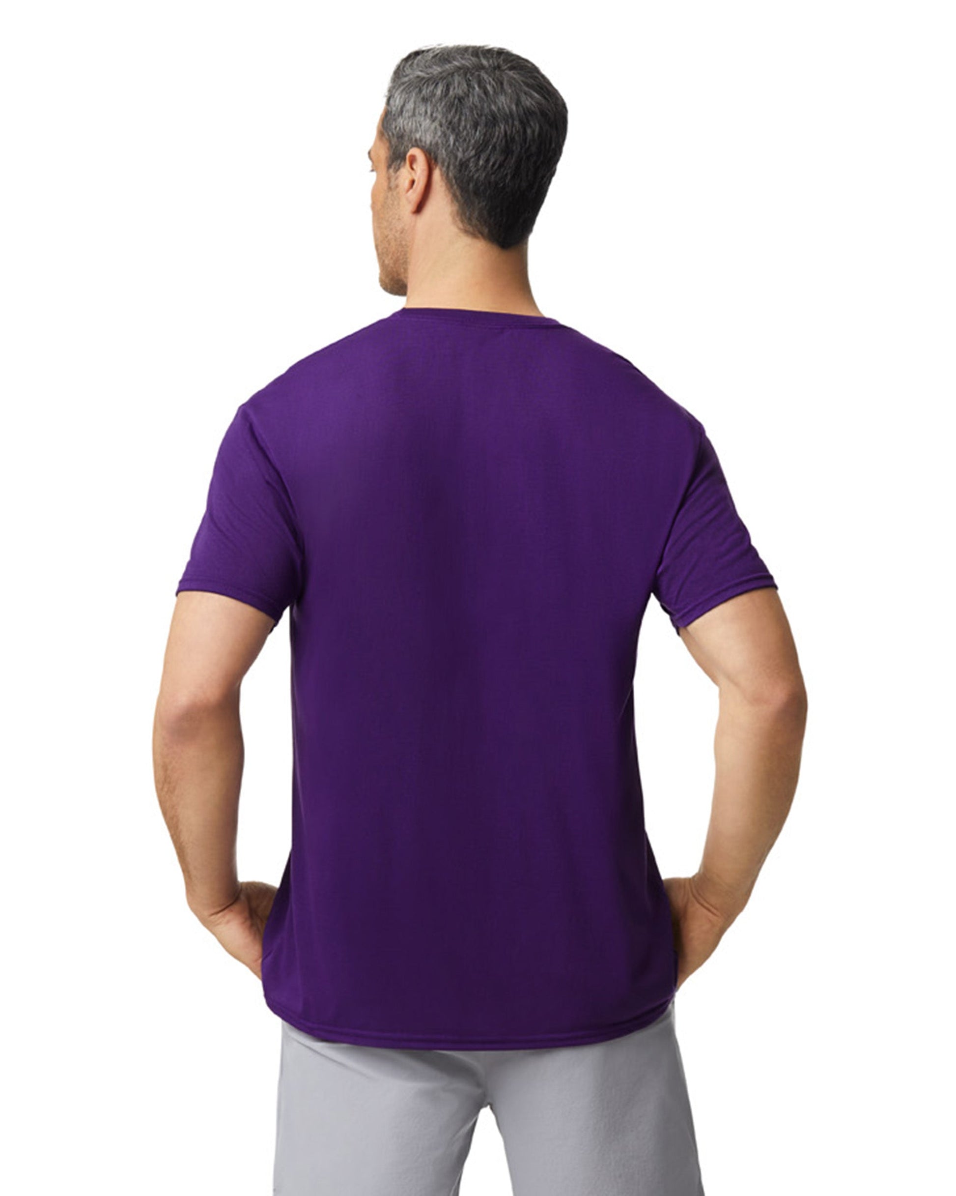 Large Purple Gildan 42000 