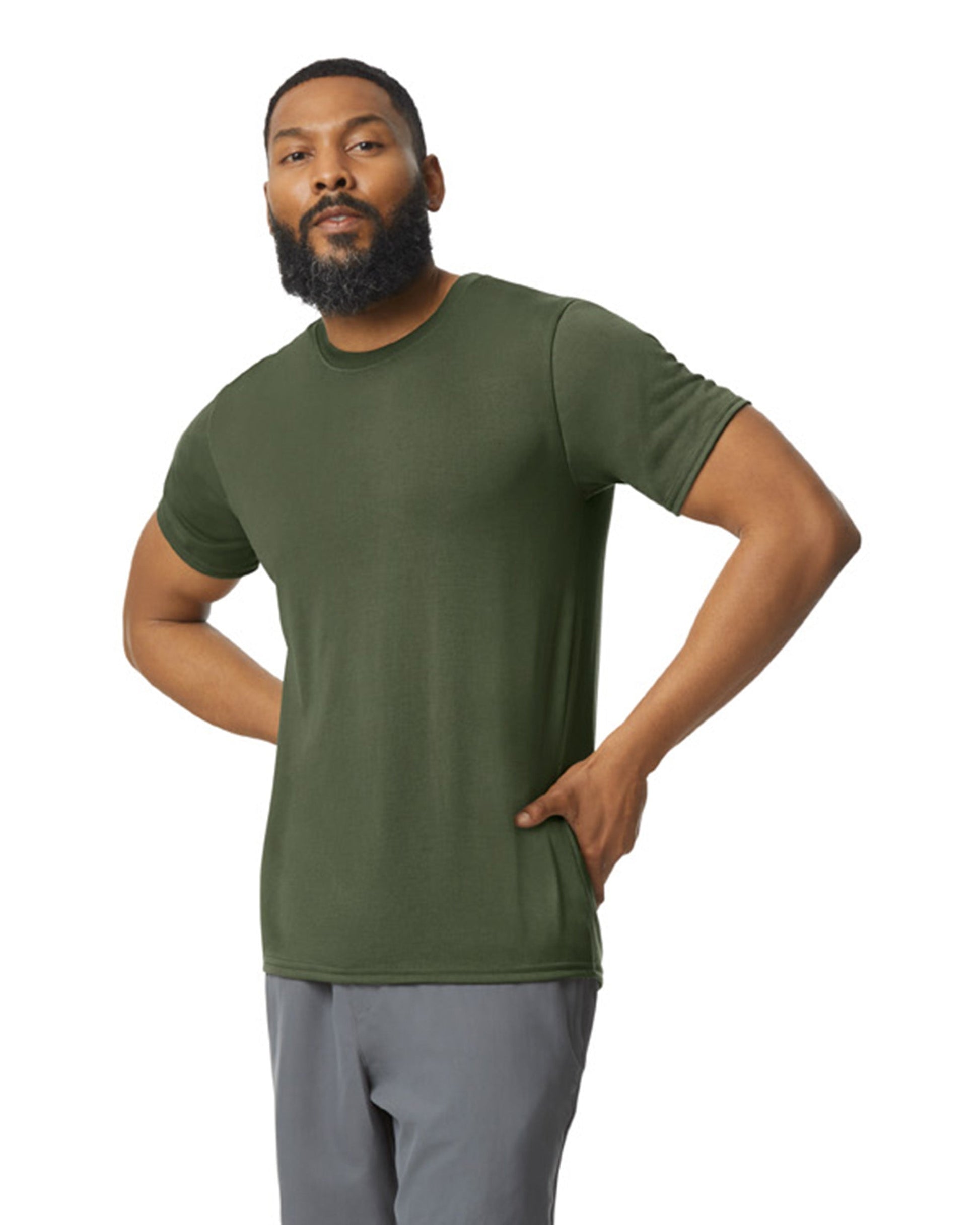 X-Large Military Green Gildan 42000 