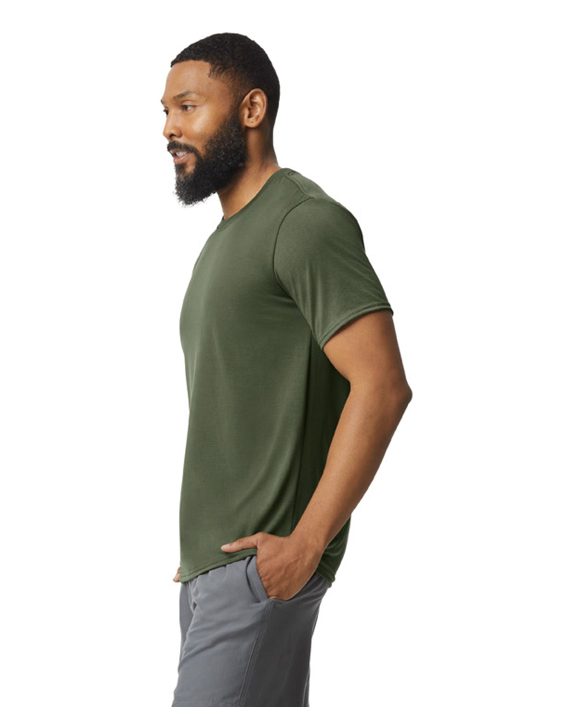 X-Large Military Green Gildan 42000 