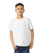 Youth Small White Gildan 5000B 