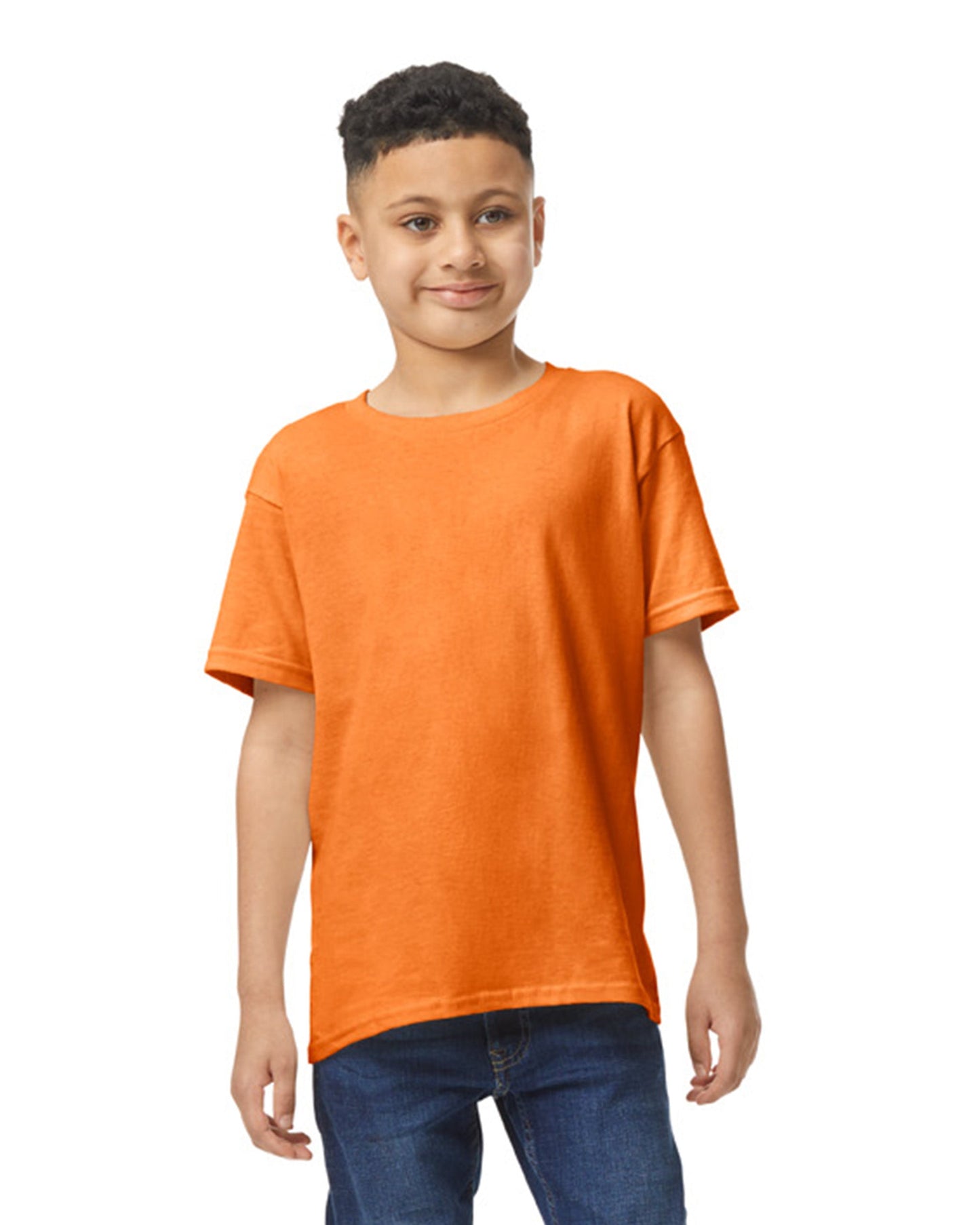 Youth Large S. Orange Gildan 5000B 