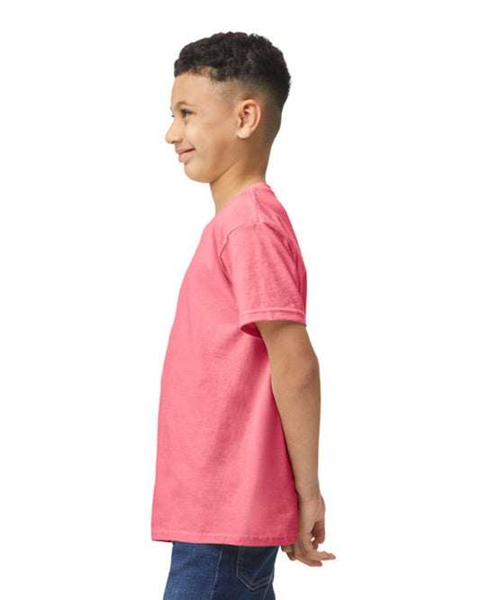 Youth X-Small Coral Silk Gildan 5000B 