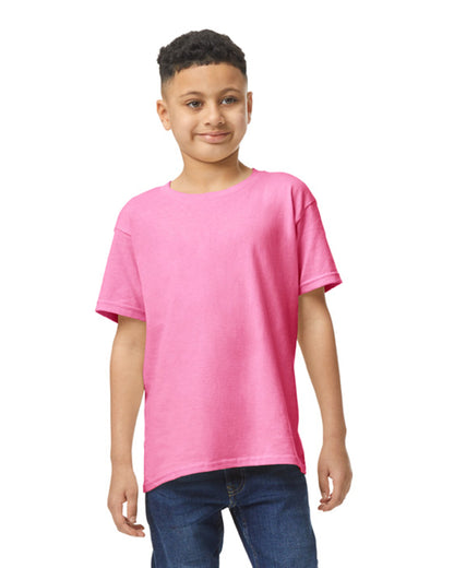 Youth Small Safety Pink Gildan 5000B 