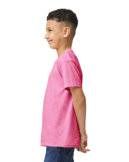 Youth Small Safety Pink Gildan 5000B 