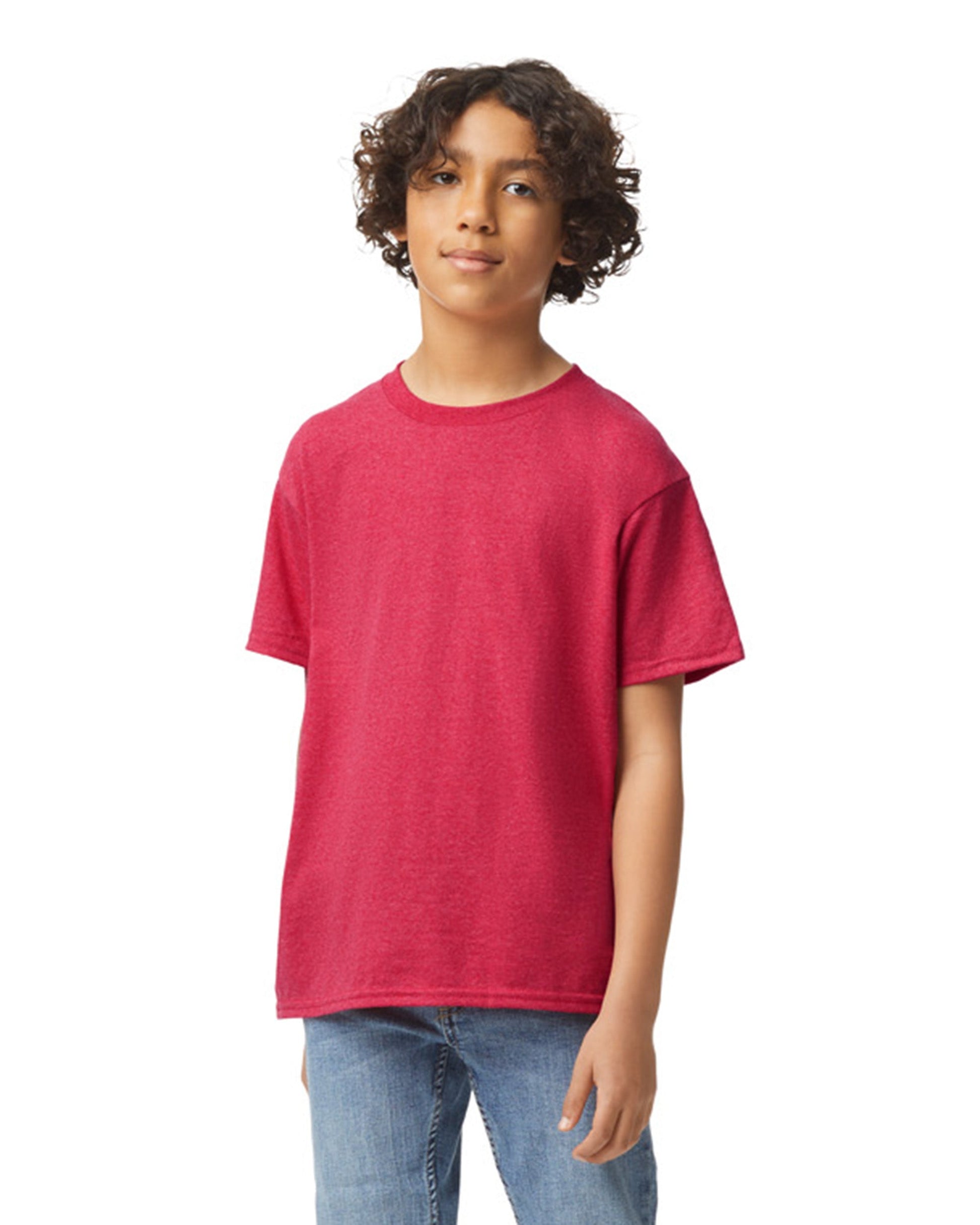 Youth Large Htr Red Gildan 5000B 