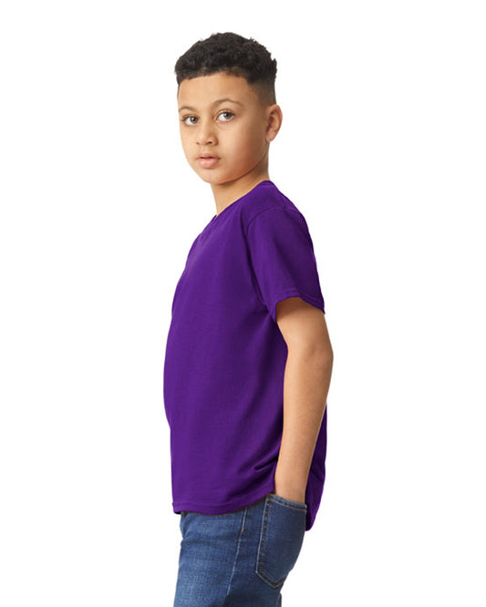 Youth Medium Purple Gildan 5000B 