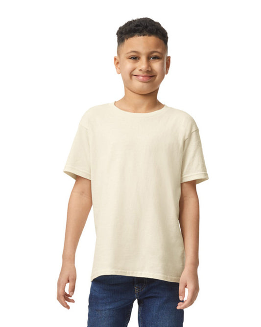 Youth Large Natural Gildan 5000B 