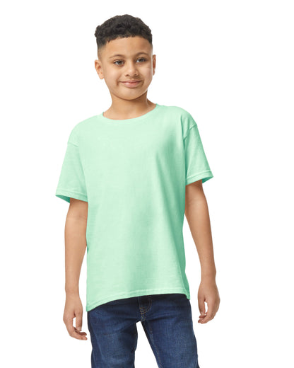 Youth X-Small Mint Green Gildan 5000B 
