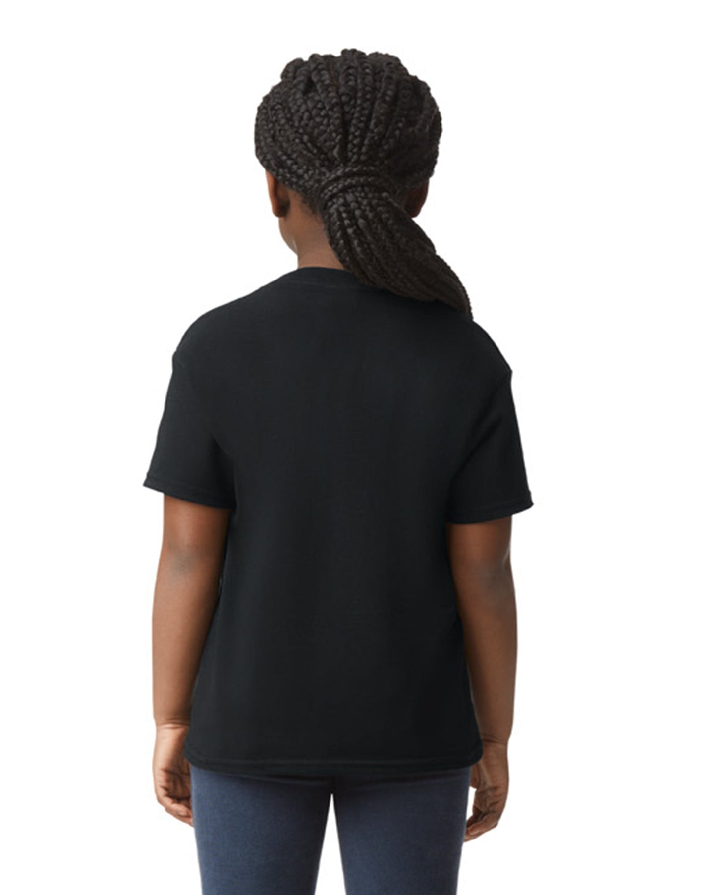 Youth Small Black Gildan 5000B 