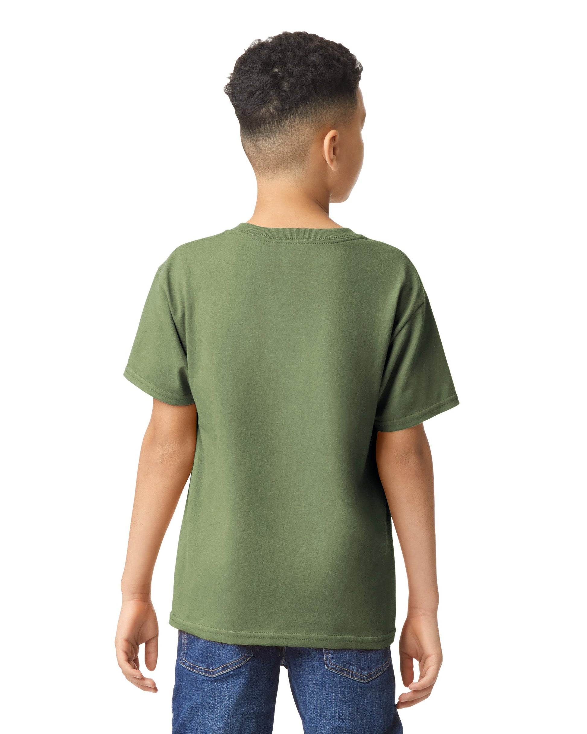 Youth X-Small Military Green Gildan 5000B 