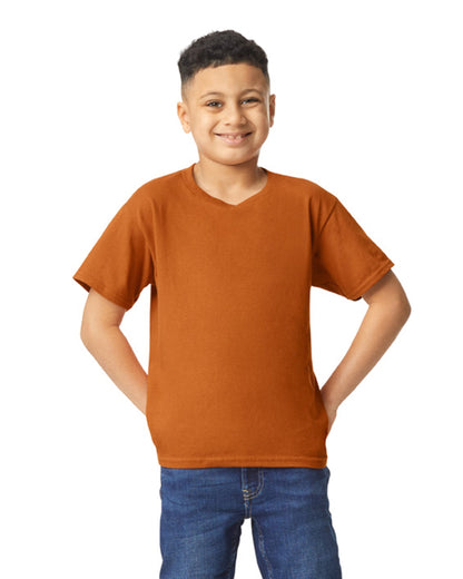 Youth X-Small T. Orange Gildan 5000B 