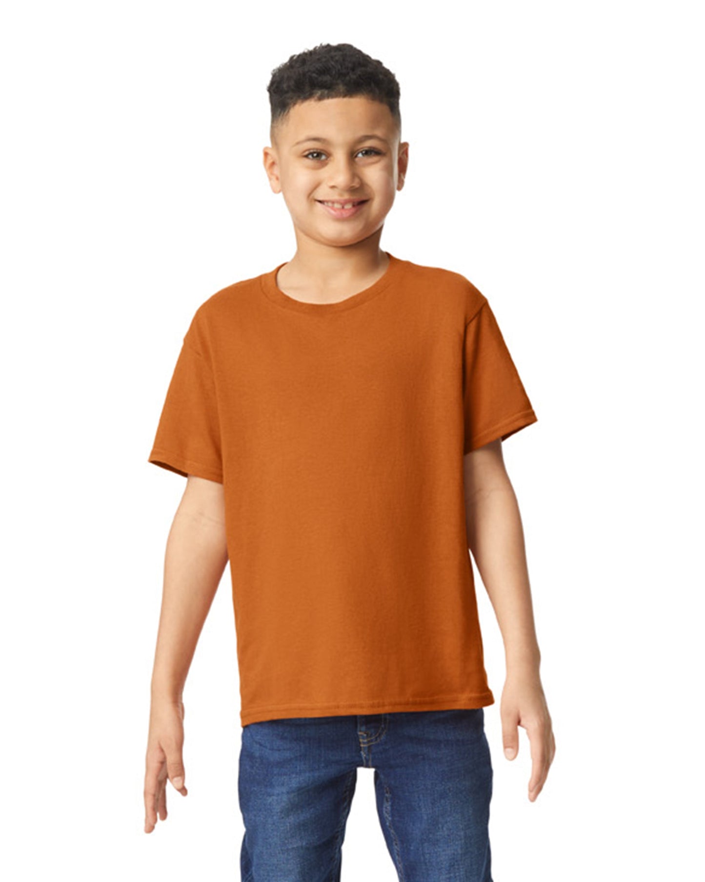 Youth X-Small T. Orange Gildan 5000B 