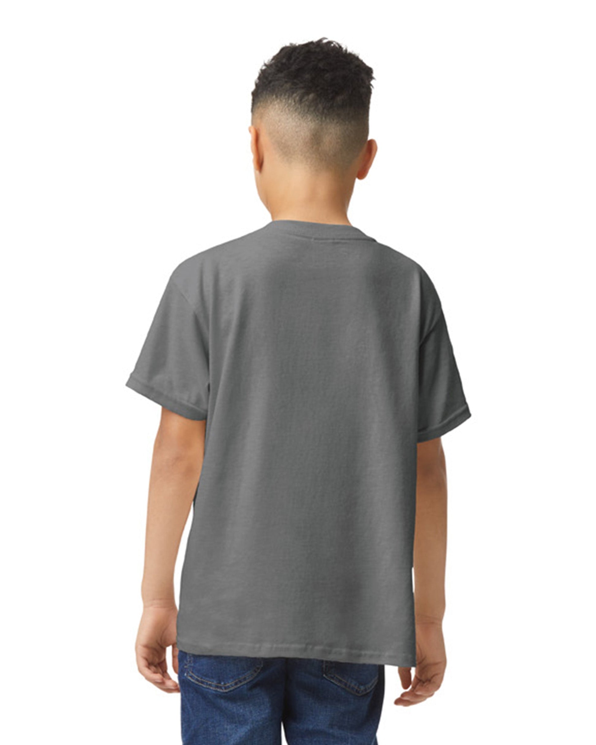 Youth Large Charcoal Gildan 5000B 