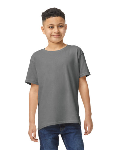 Youth Large Charcoal Gildan 5000B 