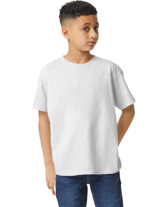 Youth Medium Ash Grey Gildan 5000B 