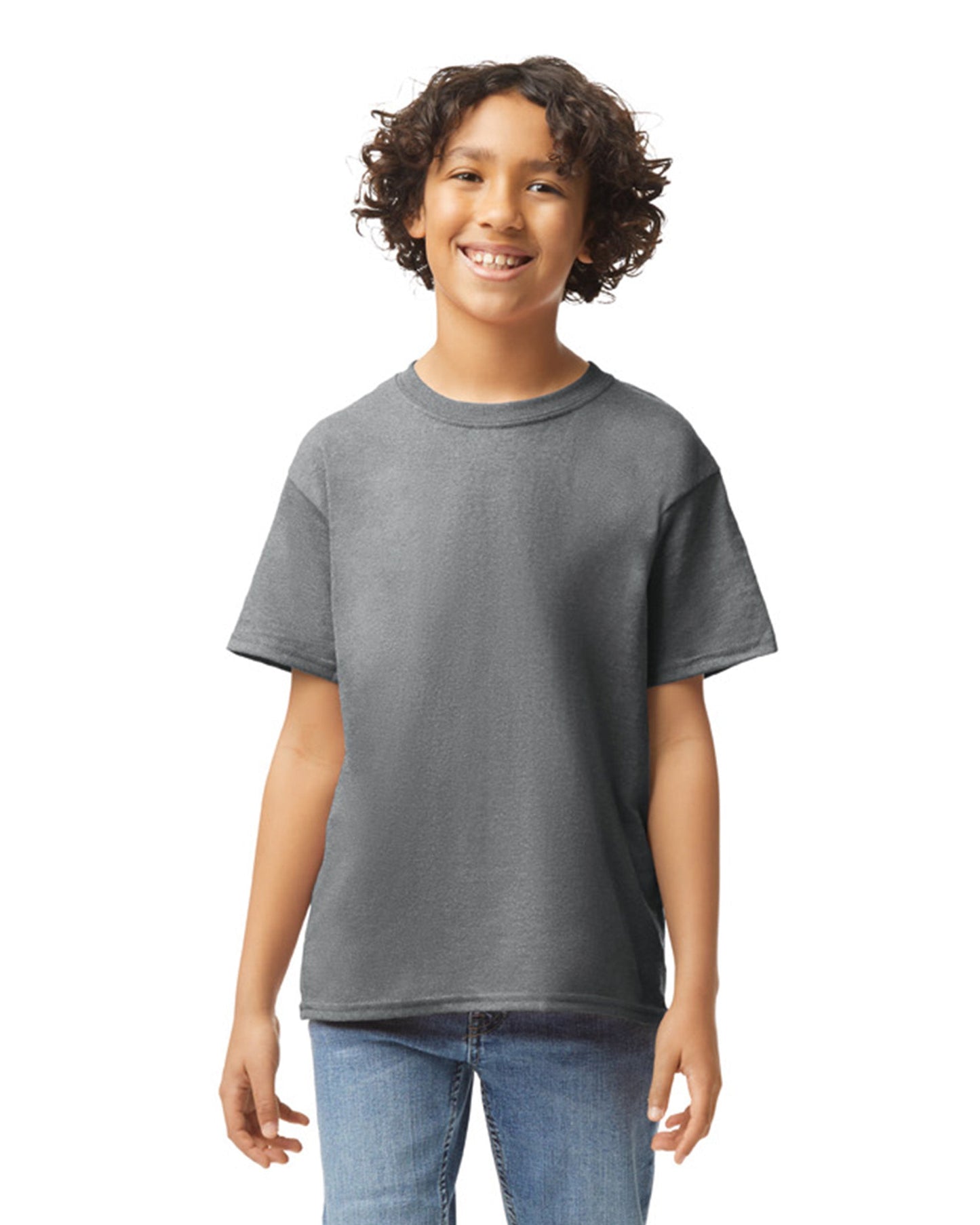 Youth X-Small Graphite Htr Gildan 5000B 