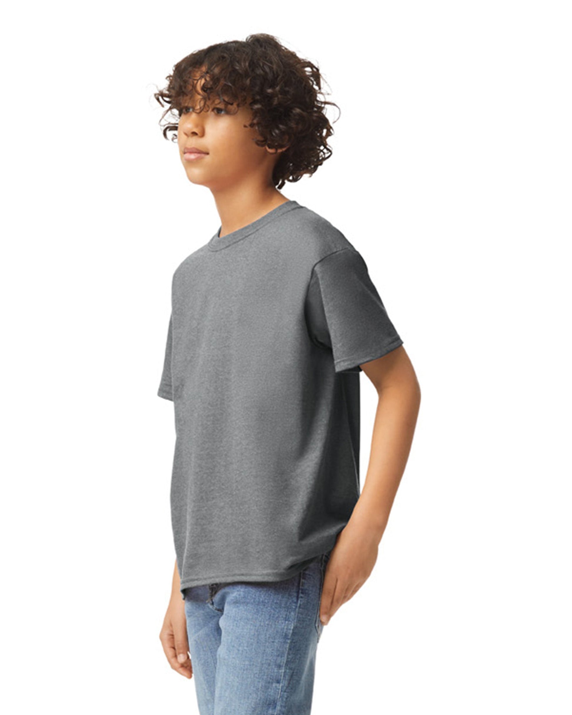 Youth X-Small Graphite Htr Gildan 5000B 