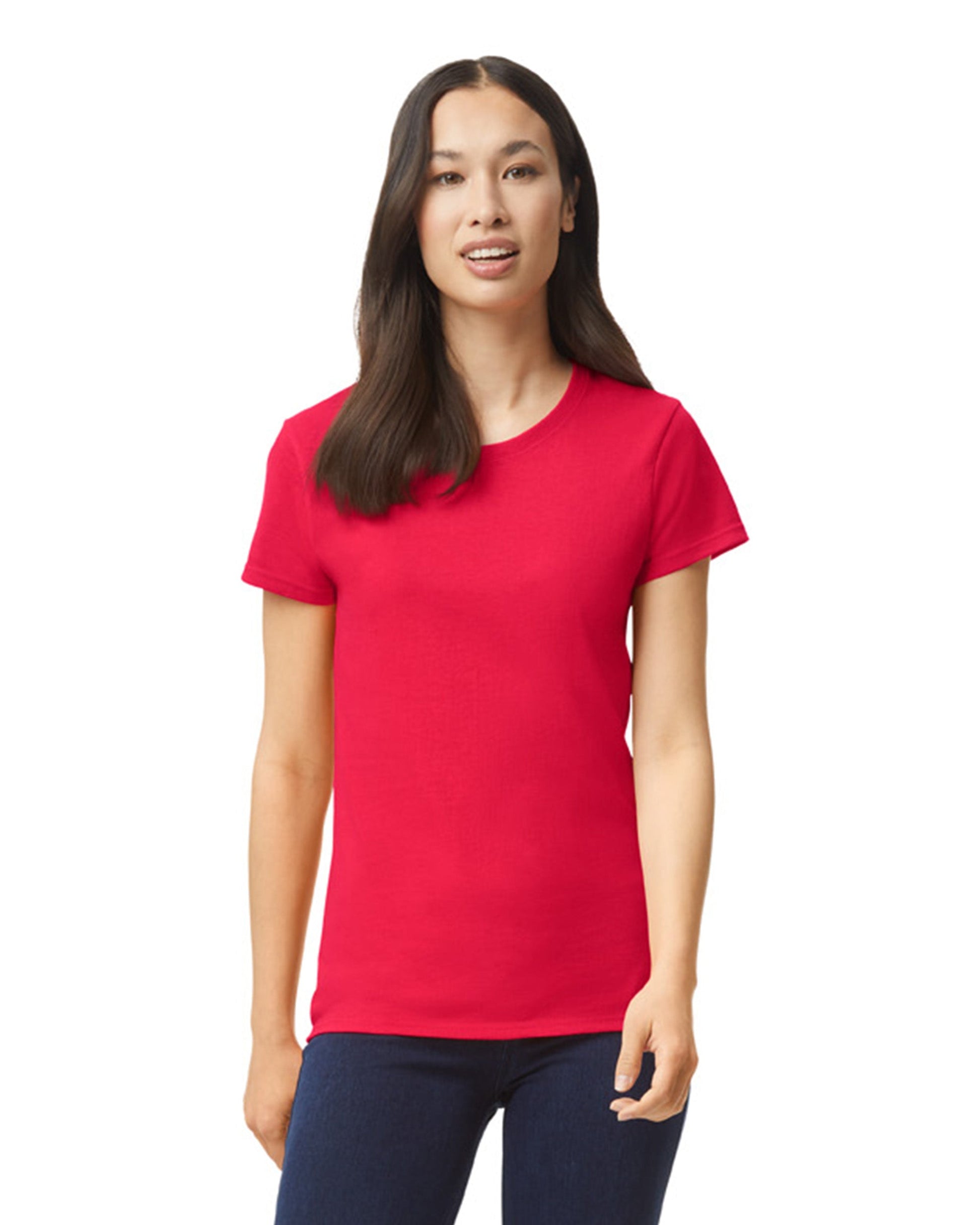 Women's X-Large Red Gildan 5000L 