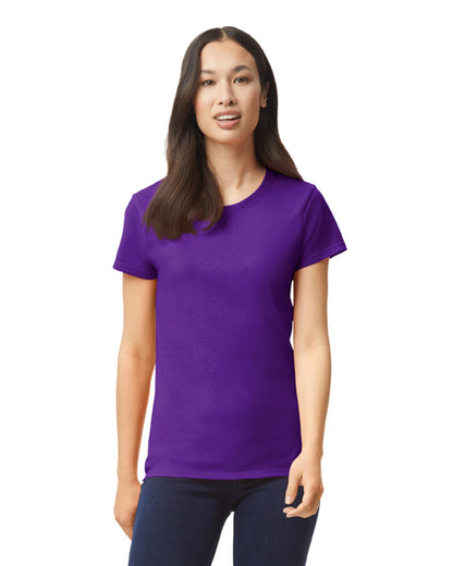 Women's Small Purple Gildan 5000L 