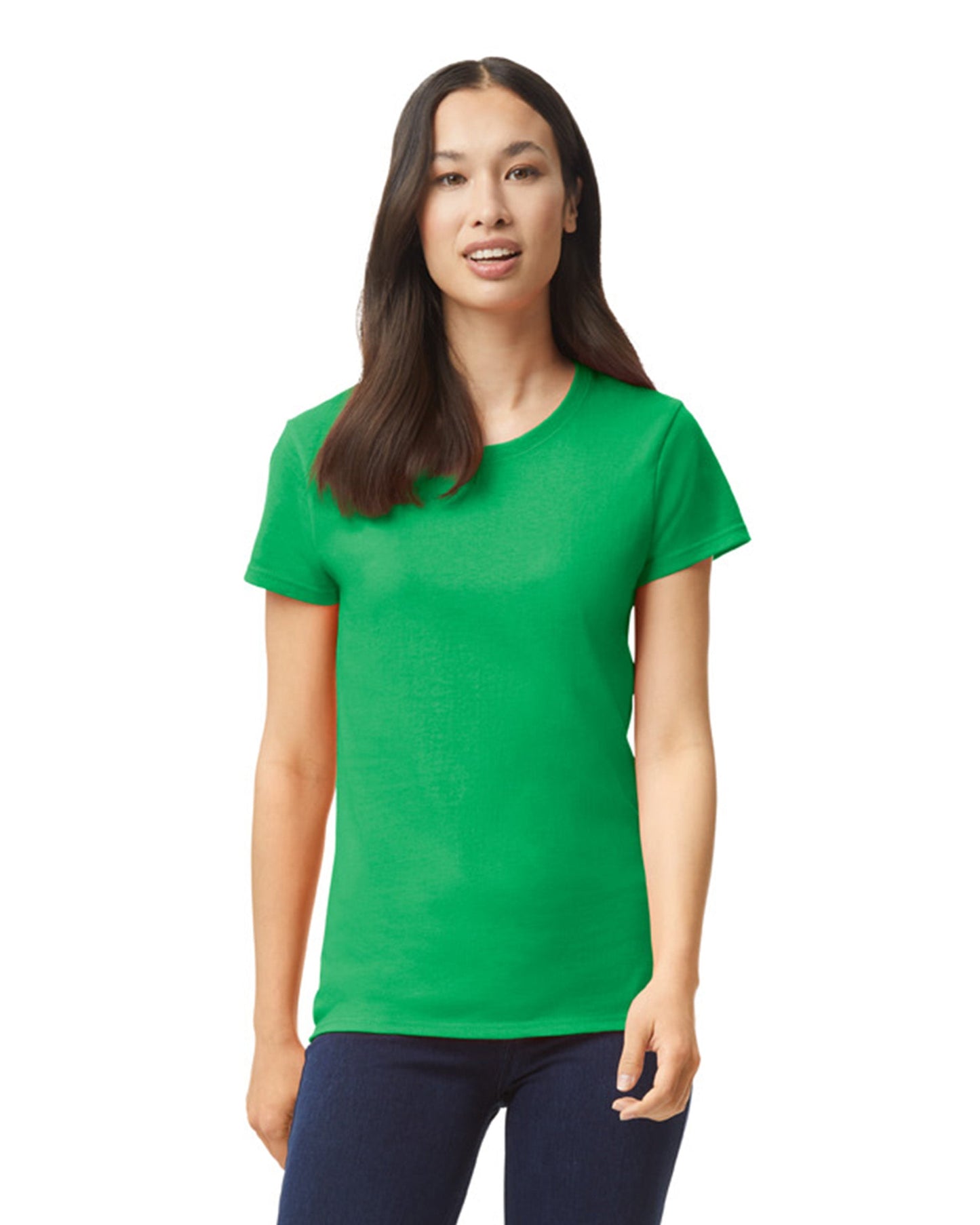 Women's Large Irish Green Gildan 5000L 