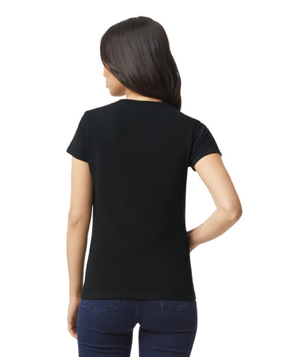 Women's X-Large Black Gildan 5000L 