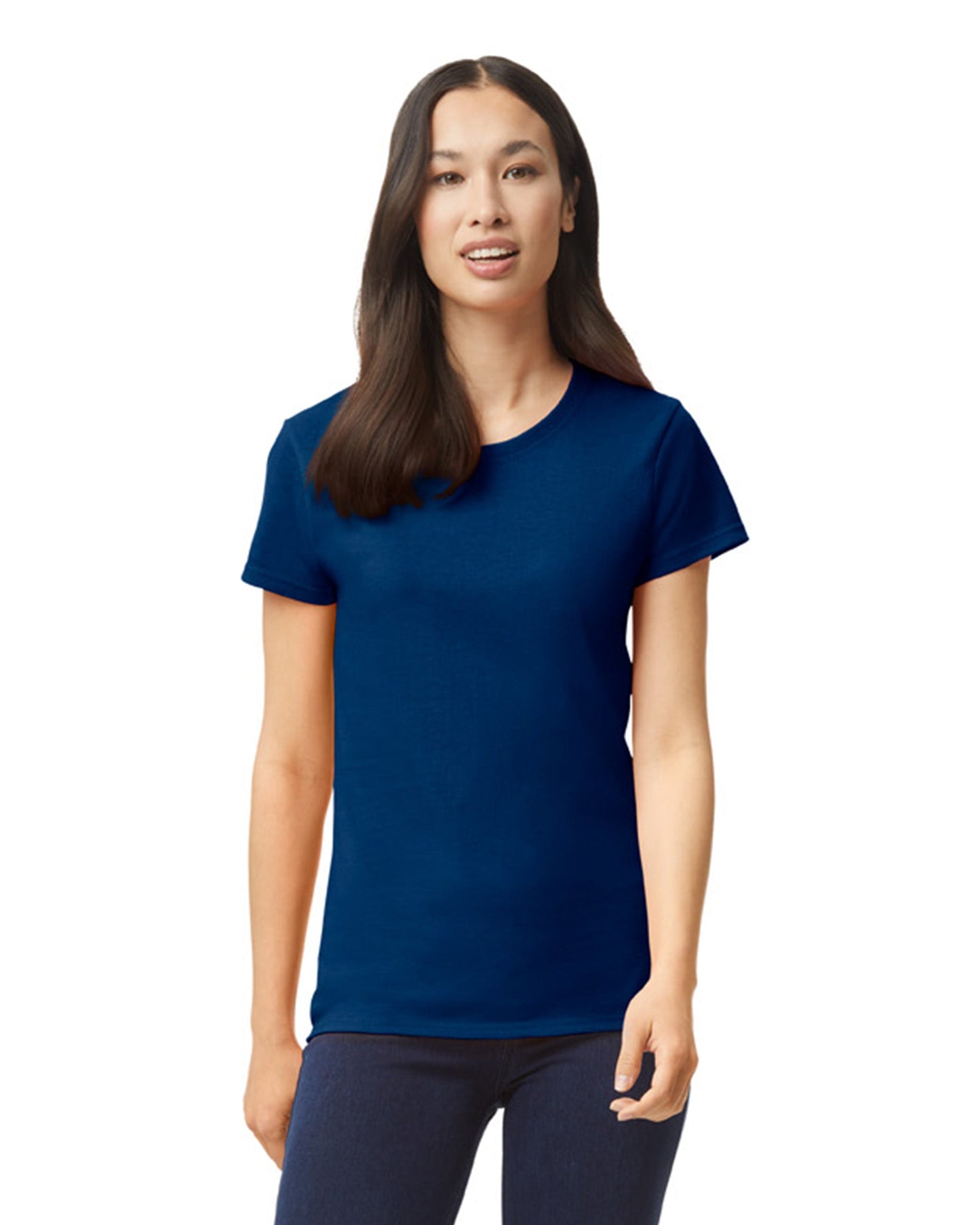 Women's Large Navy Gildan 5000L 
