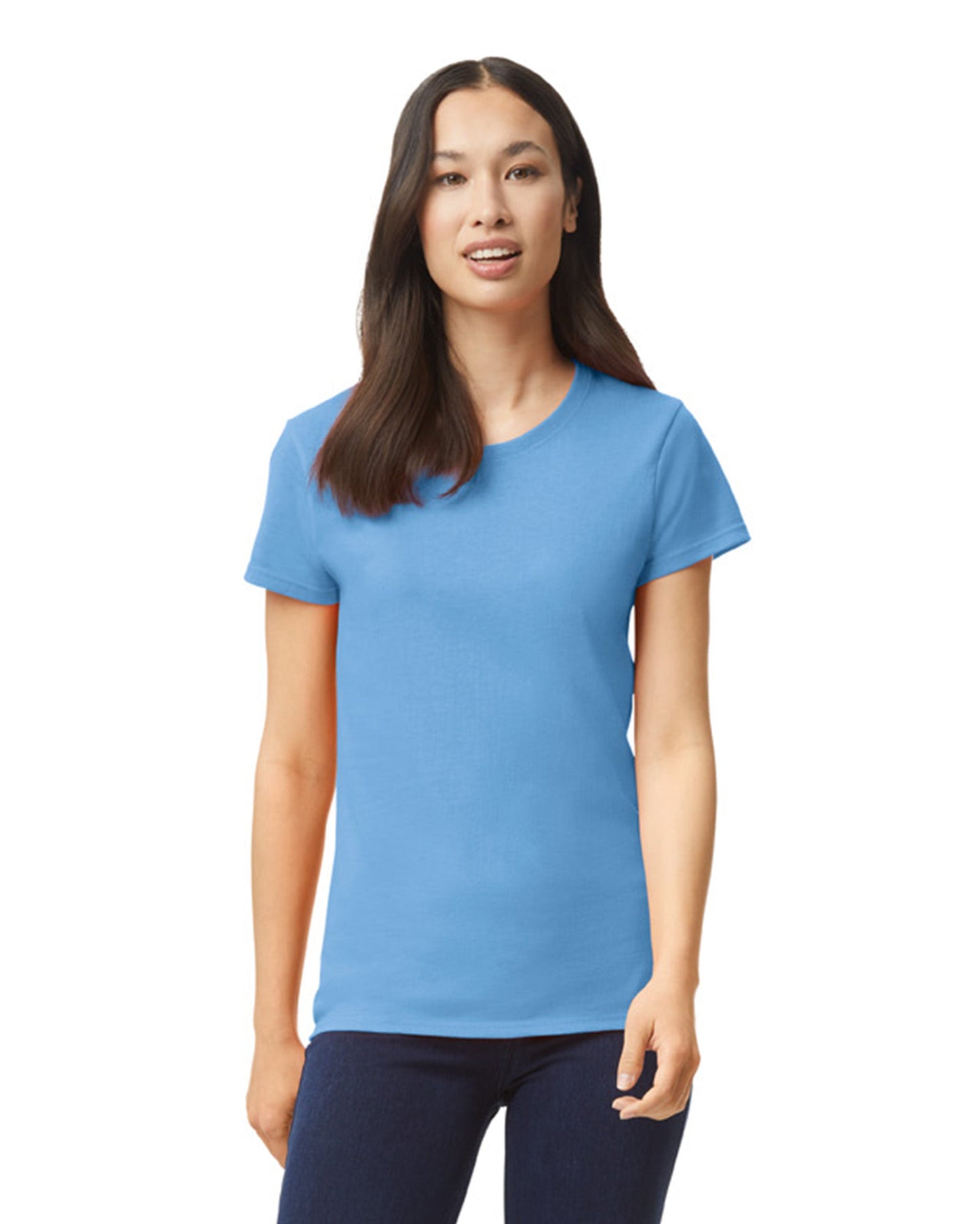 Women's Medium Carolina Blue Gildan 5000L 