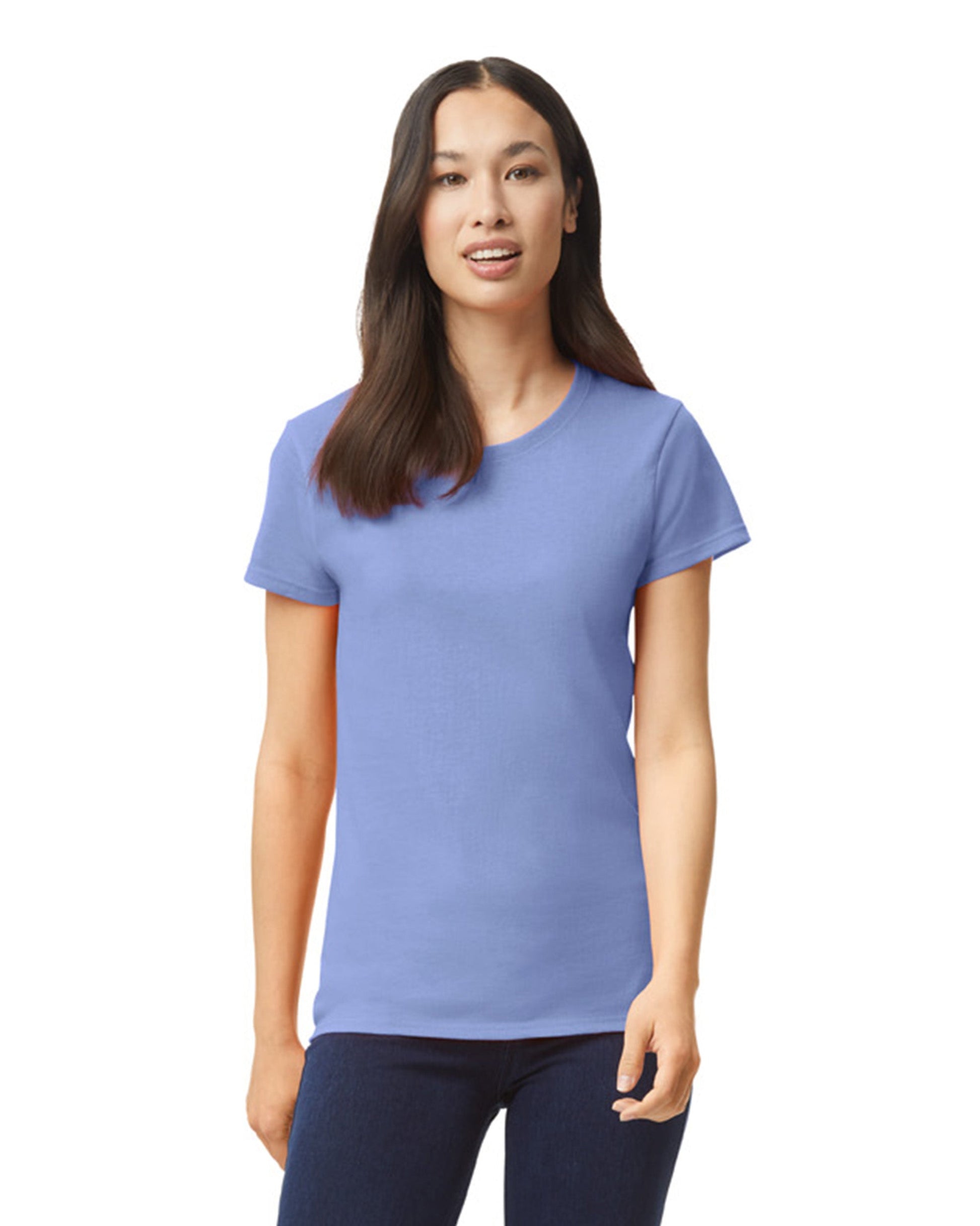 Women's X-Large Violet Gildan 5000L 