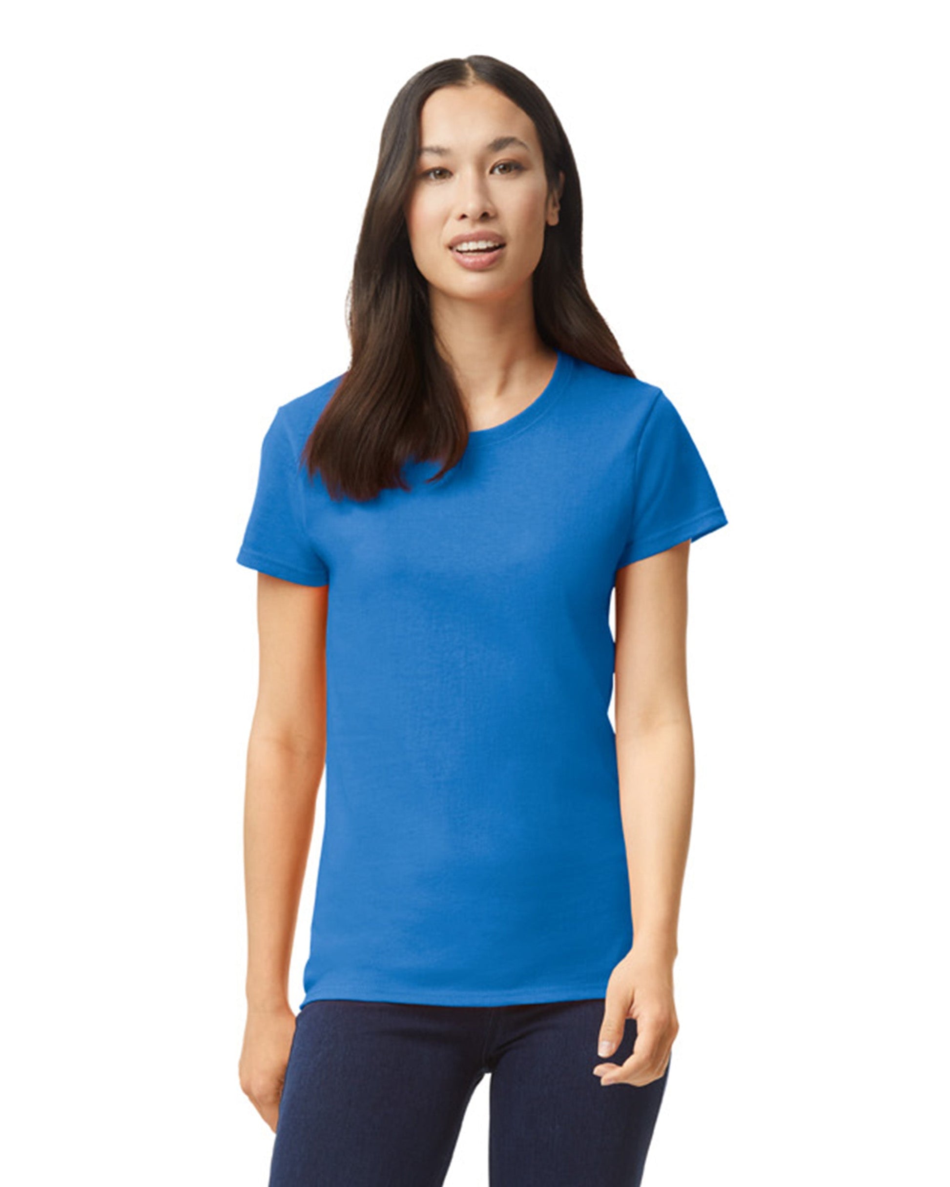 Women's Medium Royal Gildan 5000L 