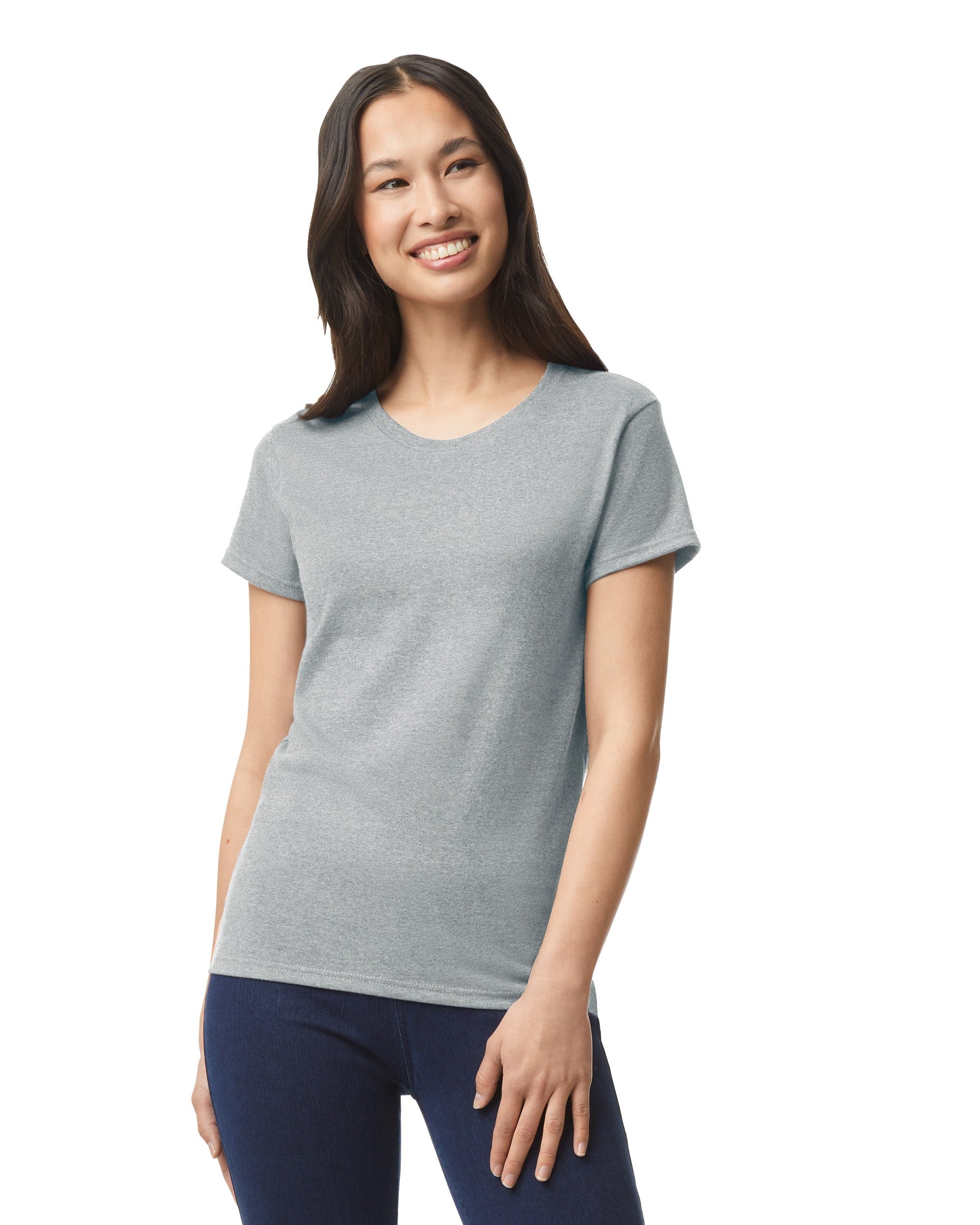 Women's X-Large Sport Gray Gildan 5000L 