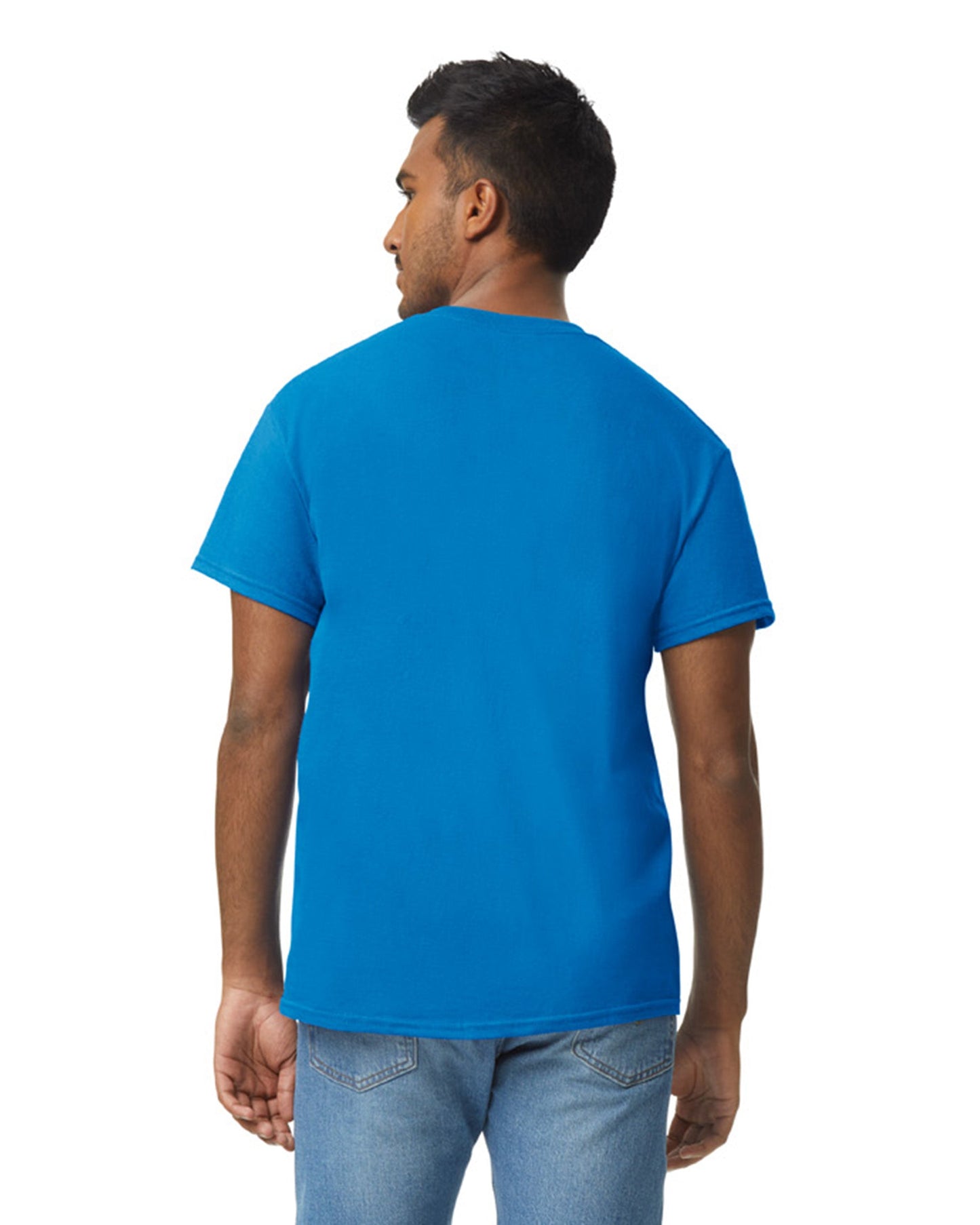 X-Large Neon Blue Gildan 5000 