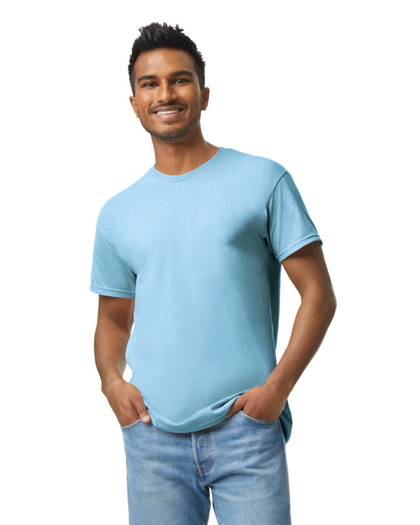 X-Large Light Blue Gildan 5000 