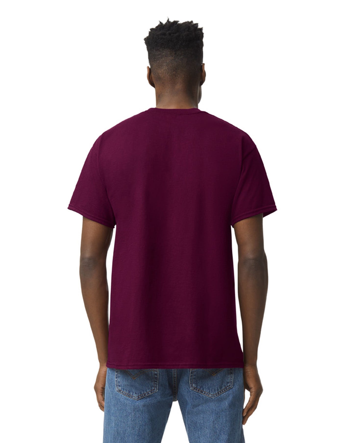Medium Maroon Gildan 5000 