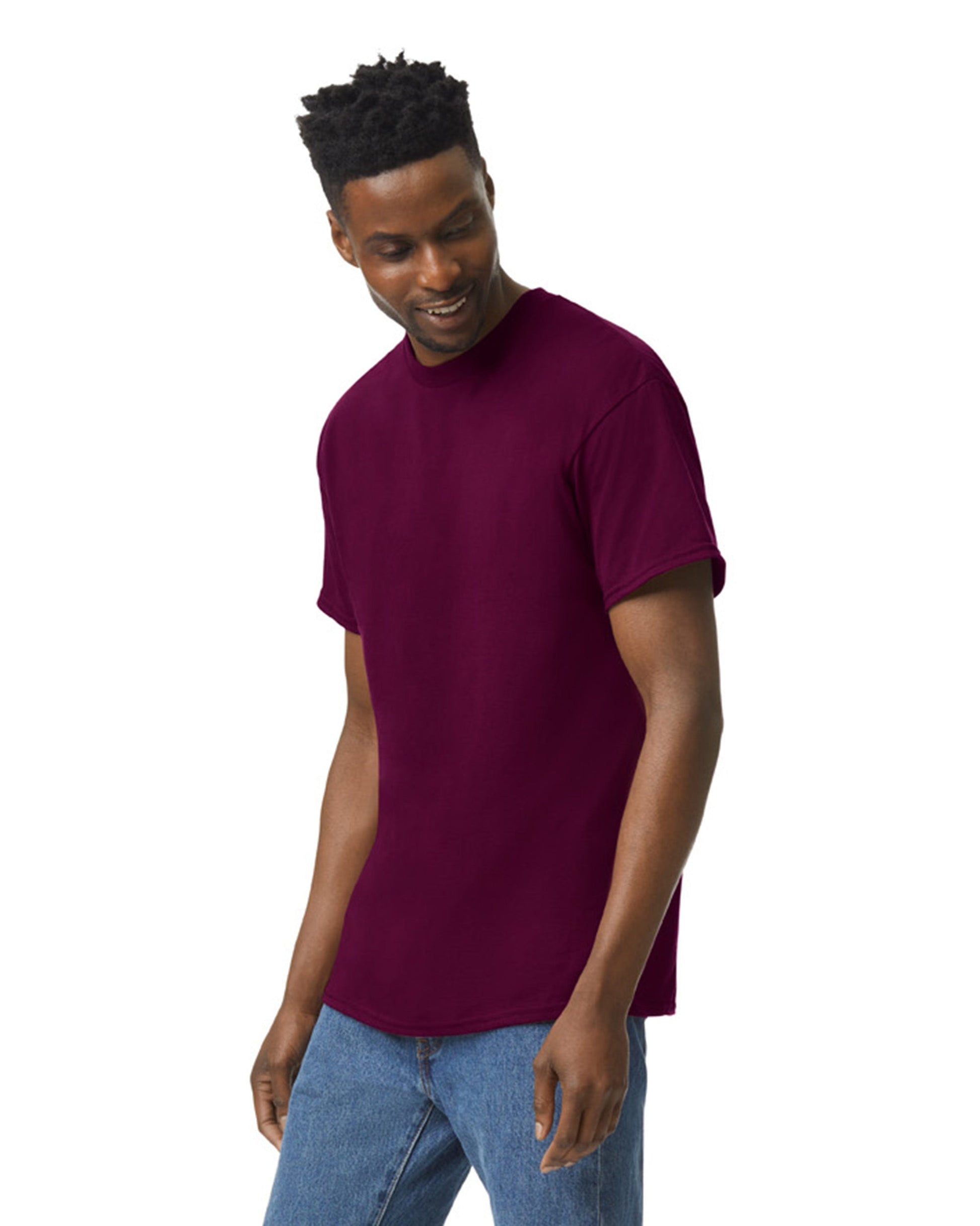 Medium Maroon Gildan 5000 