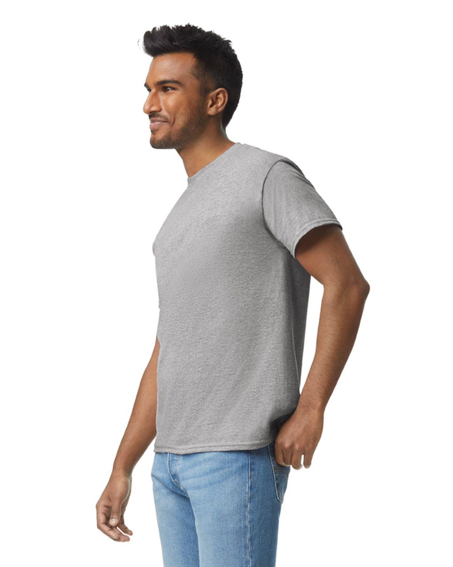 Medium Sport Gray Gildan 5000 