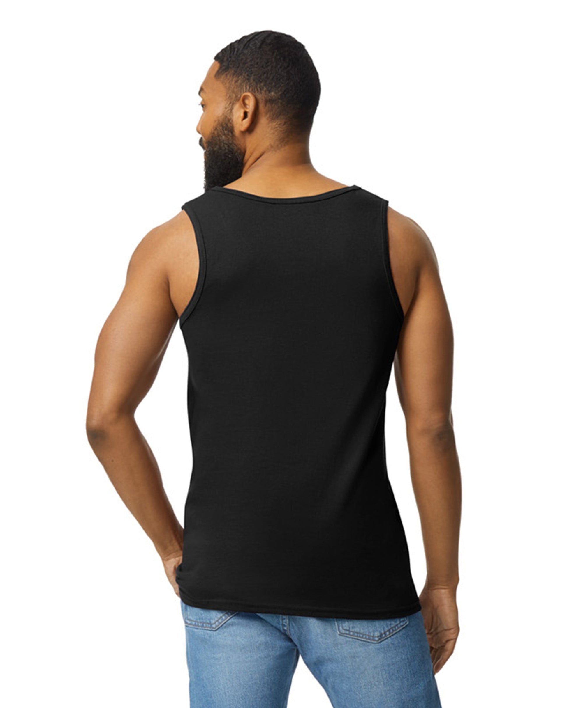 Medium Black Gildan 5200 