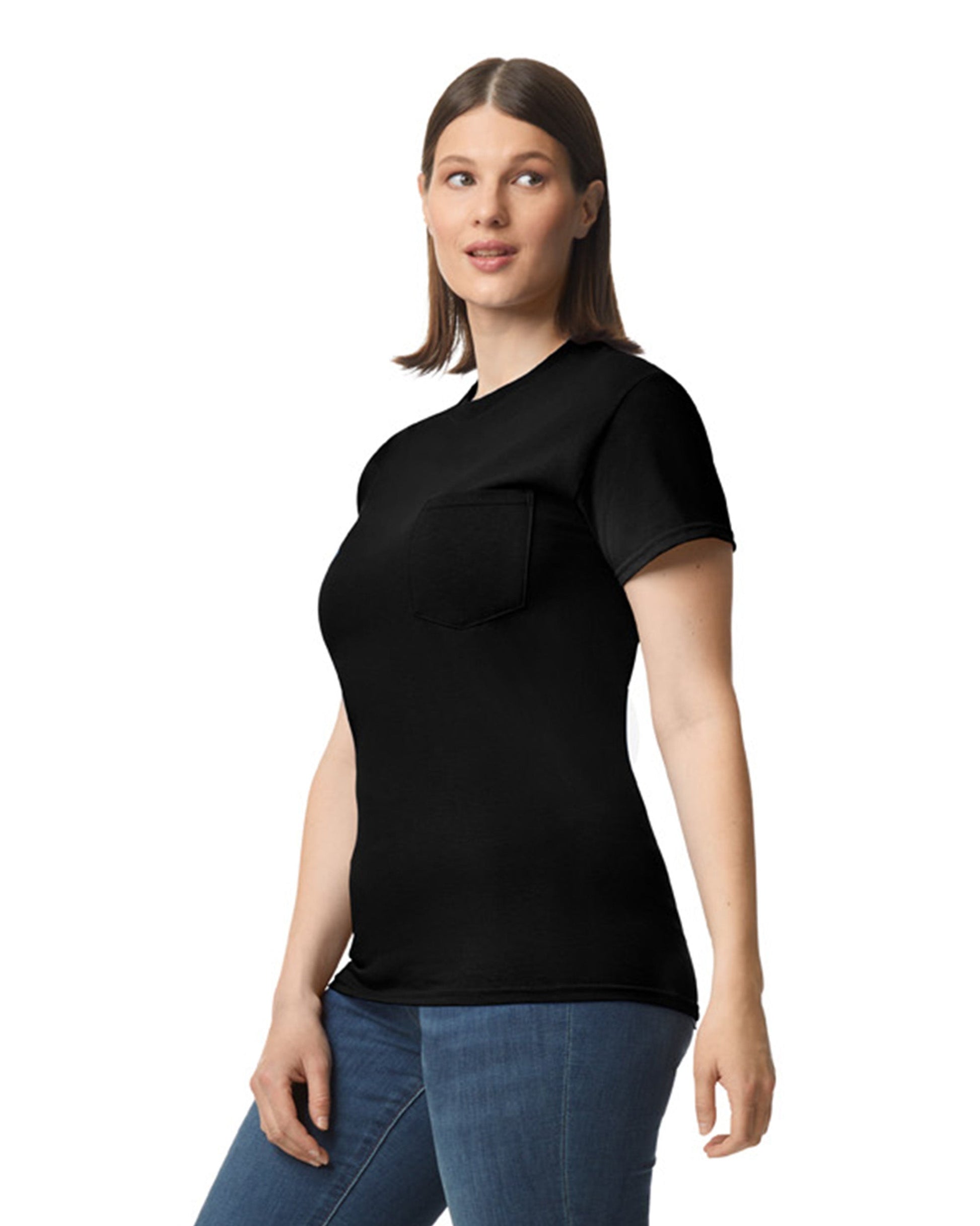 X-Large Black Gildan 5300 
