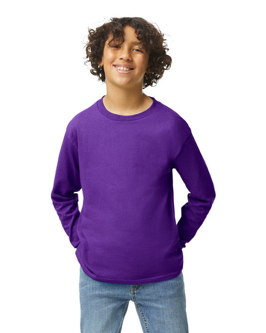 Youth X-Small Purple Gildan 5400B 