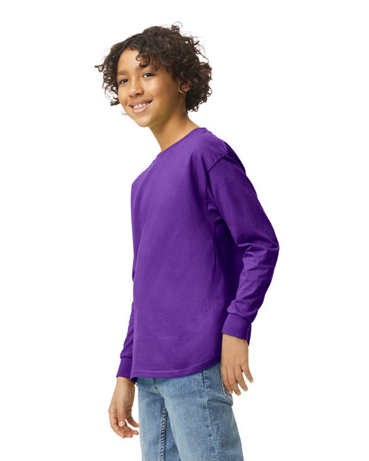 Youth X-Small Purple Gildan 5400B 